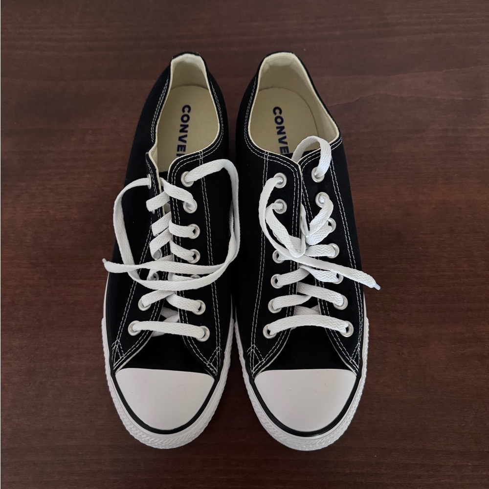 Converse Monochrome Lace-Up Sneakers